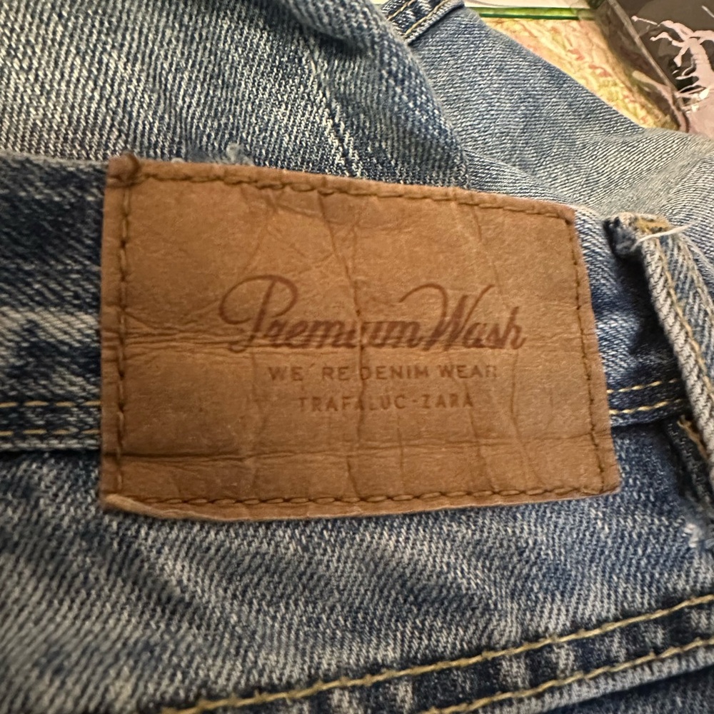 Zara Premium Washed Women’s Denim Jeans - Picture 4 of 5